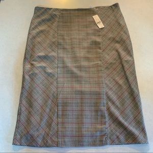 NWT  NY&Co Vintage Style Pencil Skirt With Ruffle detailed